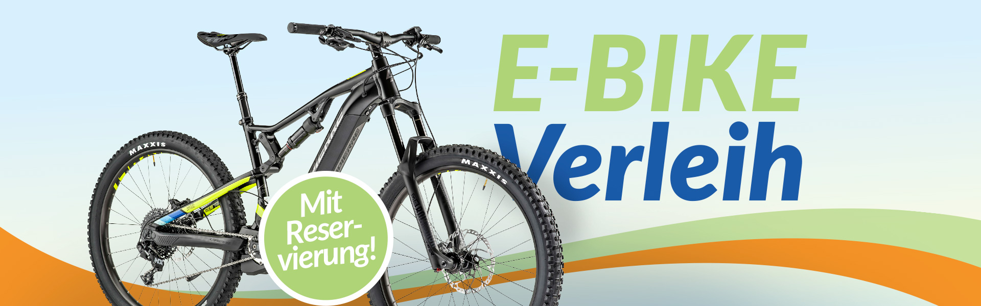 E-Bike Verleih - mit Reservierung