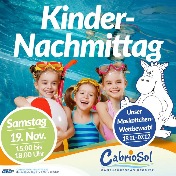 Kinder-Nachmittag mit Maskottchen-Ausmal-Wettbewerb