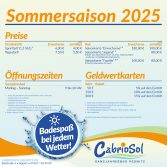 Preise und Sommeröffnungszeiten 2025