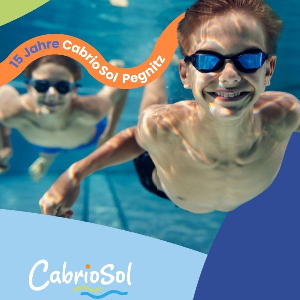 🎉Jubiläumsspecial: 15 Jahre CabrioSol – 15 Stunden Schwimmen🎉